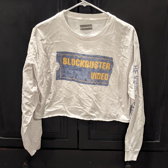 Forever 21 Blockbuster Video Long Sleeve Crop - Picture 4 of 6